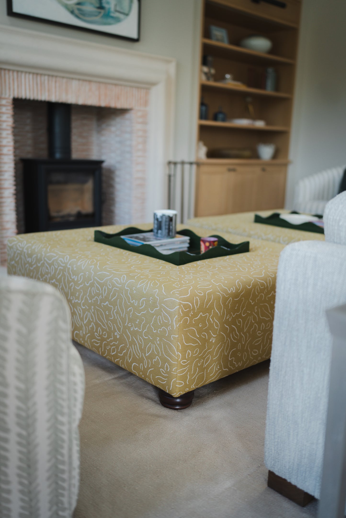 The Friendly Ottoman ~ Imogen Heath Fabric