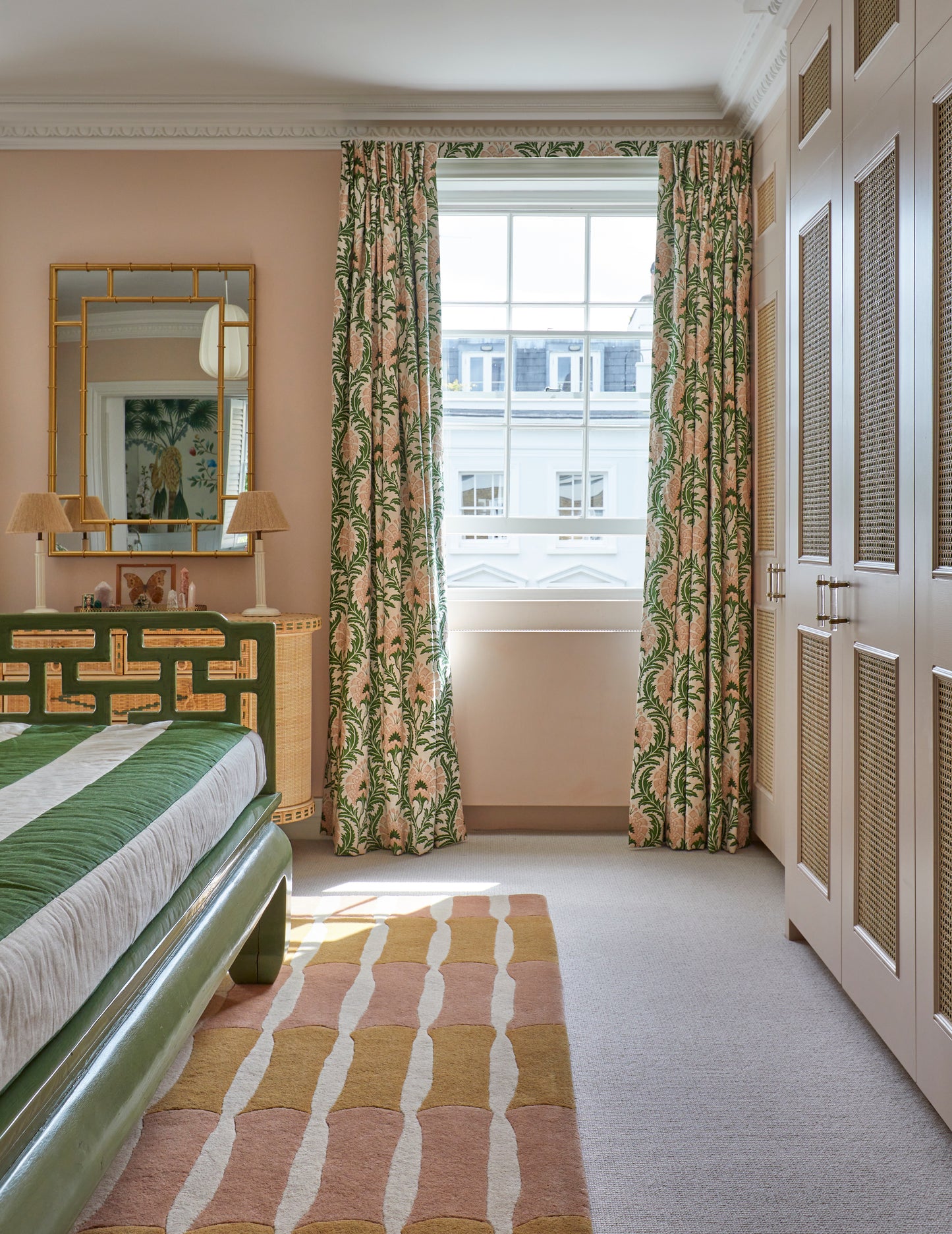 ALICE CRAWLEY x LAYERED Bamboo Forest Wool Rug English Rose