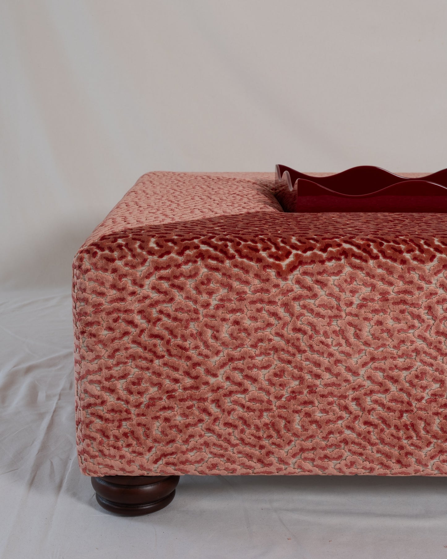 The Friendly Ottoman ~ Colefax & Fowler Kemble Fabric
