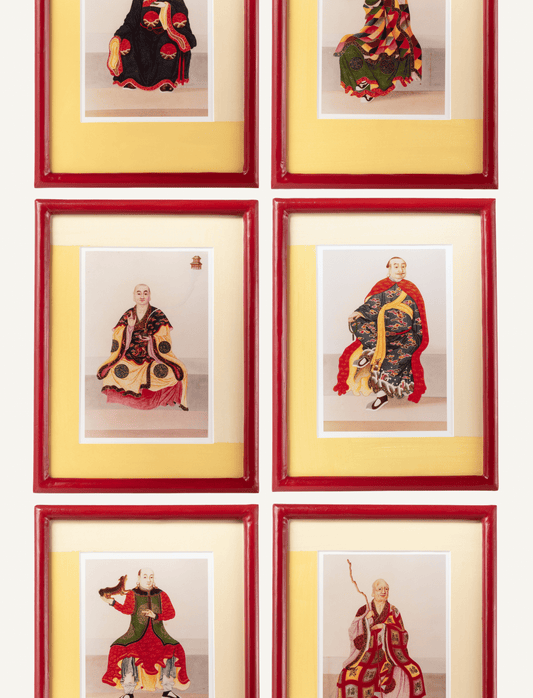 18th Century Chinese Lohans - Red