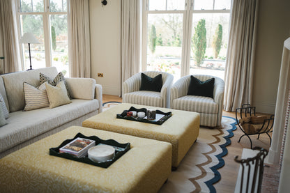 The Friendly Ottoman ~ Imogen Heath Fabric