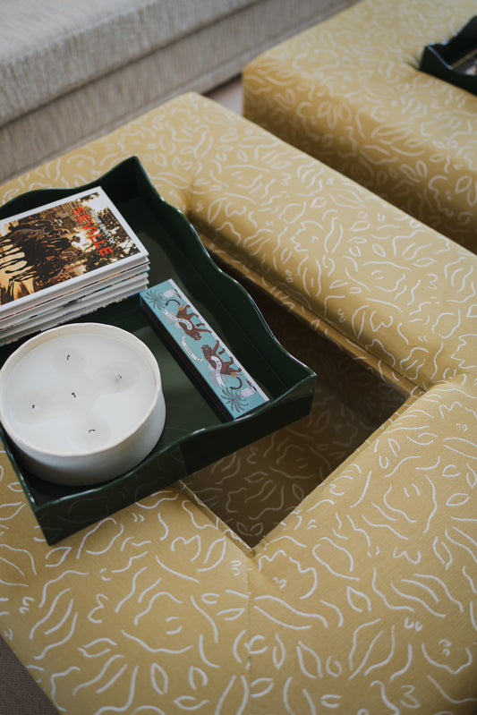 The Friendly Ottoman ~ Imogen Heath Fabric