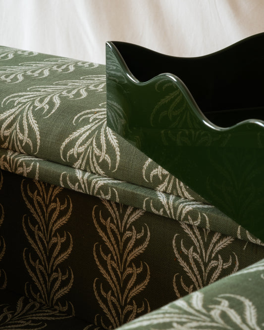 The Friendly Ottoman ~ Cinny Fabric