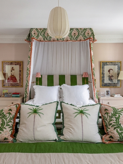 Chinese Portraits in Gilt Frames with Fabric-Covered Mounts