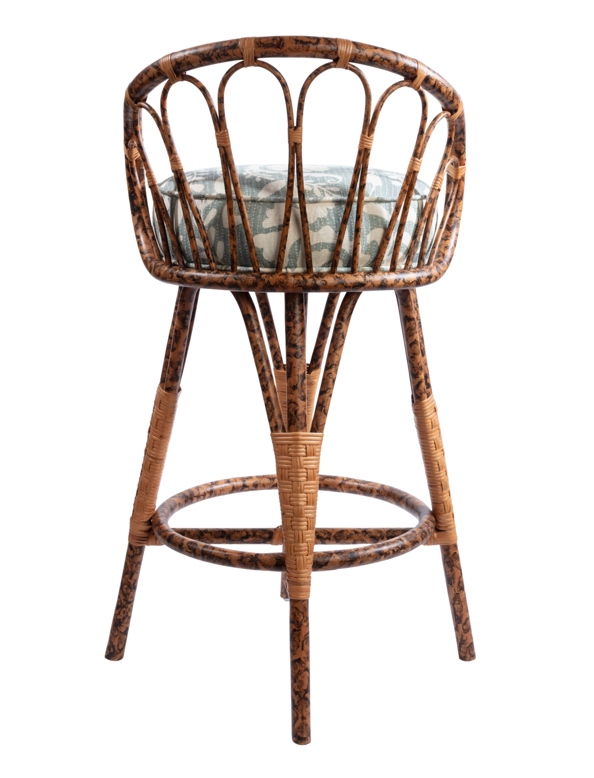 The Peacock Barstool - Tiger Stain