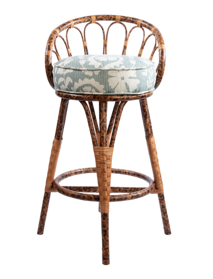 The Peacock Barstool - Tiger Stain