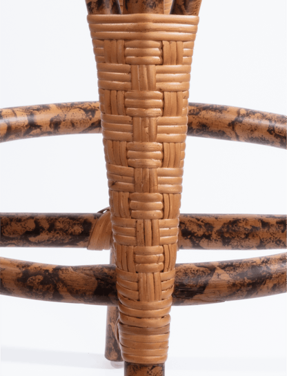 The Peacock Barstool - Tiger Stain